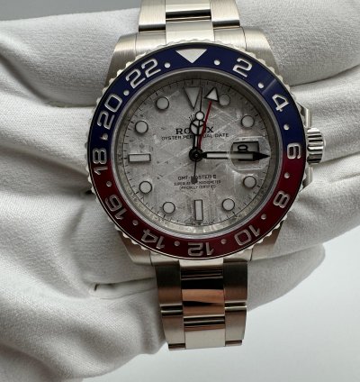 Rolex Gmt-master Ii 116719blro Pepsi Meteorite New 2023