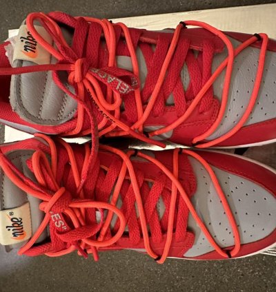 Nike Off White Dunk University Red