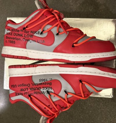 Nike Off White Dunk University Red