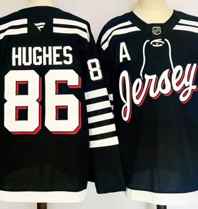 New Jersey Devils 86 Jack Hughes Jersey