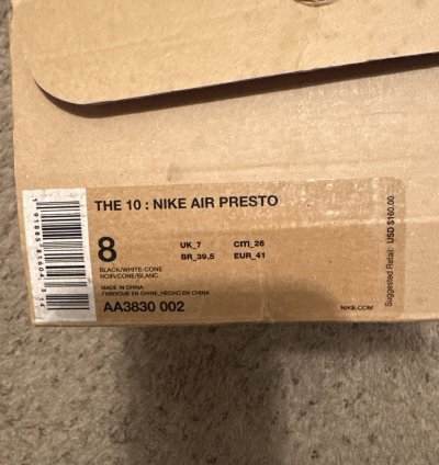 Nike Off White Presto
