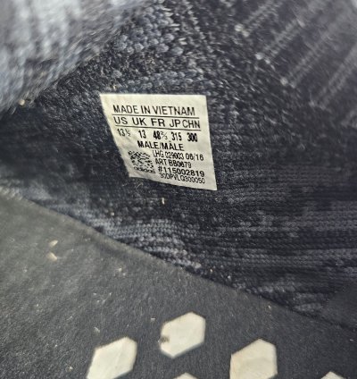 Adidas Primeknit Nmd Runner Wool Black Size 13 5 Brand New