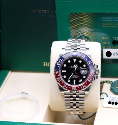 Rolex Gmt-master Ii 126710blro Pepsi Full Set From 03 2025 Tag New