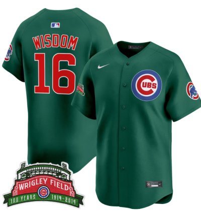 Patrick Wisdom Jersey 16 Chicago Cubs Wrigley Field Style Vapor Premier Limited Stitched