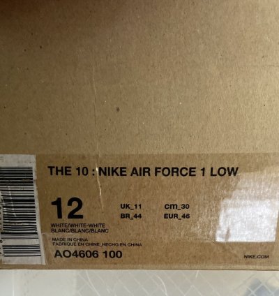 Nike Off-white Air Force 1 the Ten