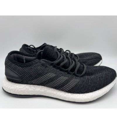 Adidas Pureboost Core Black White Athletic Running Mens Sz 8