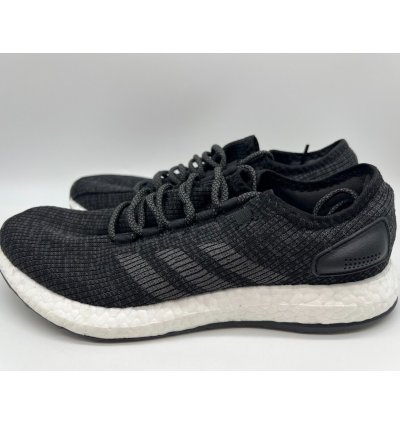 Adidas Pureboost Core Black White Athletic Running Mens Sz 8