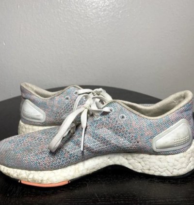 Adidas Pureboost Sneakers Dpr Grey White Chalk Coral 6