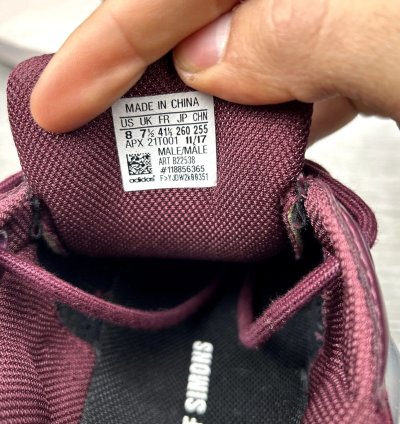 Adidas Raf Simons Ozweego 3 Burgundy Red B22538 8