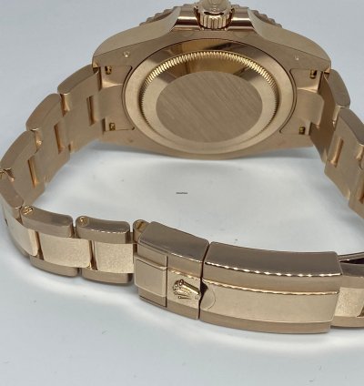 Rolex Gmt-master Ii 126715chnr Full Set Rose Gold