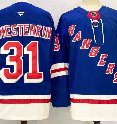 New York Rangers 31 Igor Shesterkin Jersey Stitched