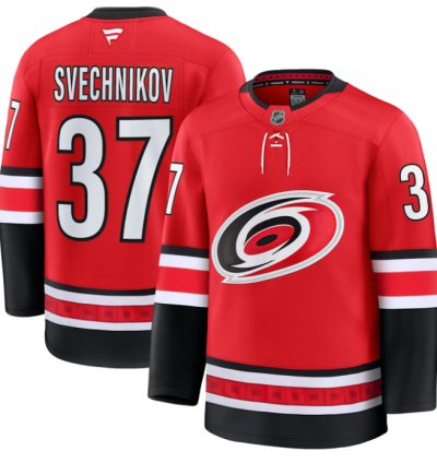 Andrei Svechnikov Jersey 37 Carolina Hurricanes Premium All Stitched Red