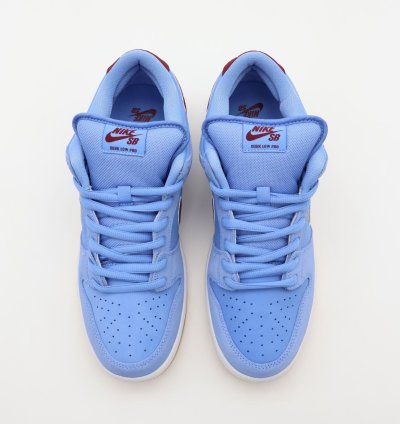 Nike Sb Dunk Phillies Valor Blue Team Maroon Burgundy - Dq4040-400