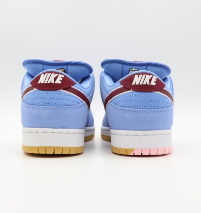 Nike Sb Dunk Phillies Valor Blue Team Maroon Burgundy - Dq4040-400