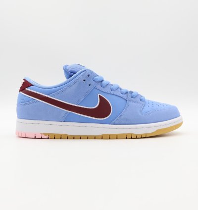Nike Sb Dunk Phillies Valor Blue Team Maroon Burgundy - Dq4040-400