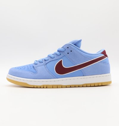 Nike Sb Dunk Phillies Valor Blue Team Maroon Burgundy - Dq4040-400