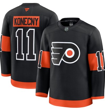 Philadelphia Flyers 11 Travis Konecny Alternate Premium Jersey Black