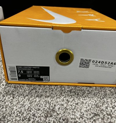 Kobe 5 Protro Undefeated