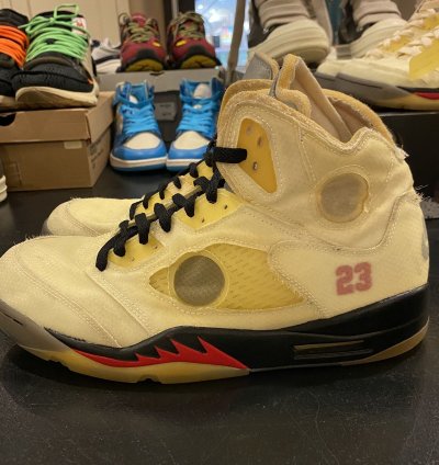 Nike Off-white Jordan 5 Sz 11