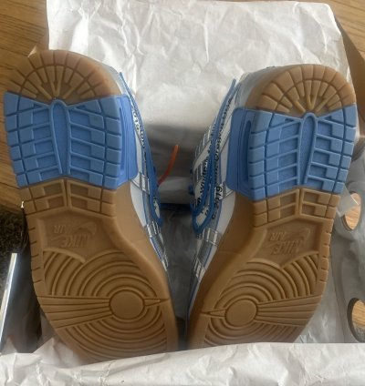 Nike Off-white Rubber University Blue Dunk