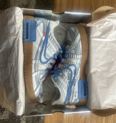 Nike Off-white Rubber University Blue Dunk
