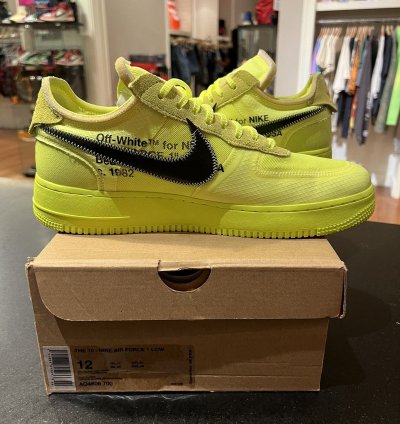 Nike Off-white Volt Air Force One
