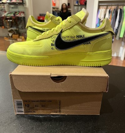 Nike Off-white Volt Air Force One