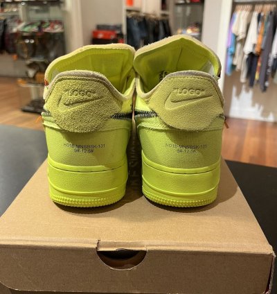 Nike Off-white Volt Air Force One