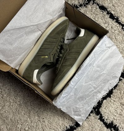 Adidas Samba Og Green Olive Sneakers Vintage