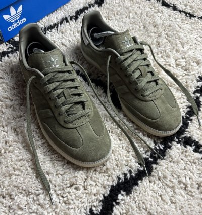 Adidas Samba Og Green Olive Sneakers Vintage