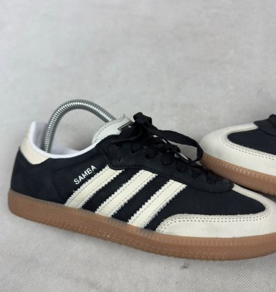 Adidas Samba Og Ie5836 Womens Black White Sneakers Shoes 7 5