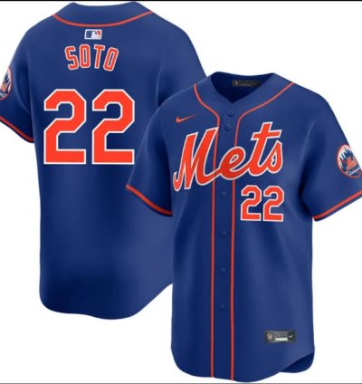New York Mets 22 Juan Soto Jersey Stitched Blue