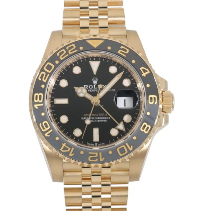 Rolex Gmt-master Ii 126718grnr Automatic Yellow Gold Like New Unworn