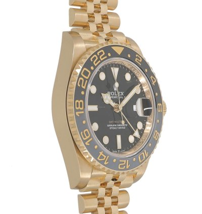 Rolex Gmt-master Ii 126718grnr Automatic Yellow Gold Like New Unworn