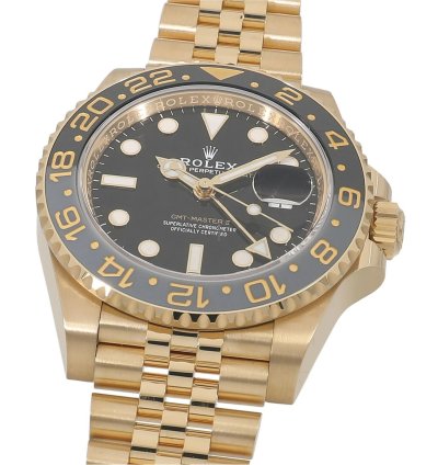 Rolex Gmt-master Ii 126718grnr Automatic Yellow Gold Like New Unworn