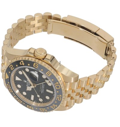 Rolex Gmt-master Ii 126718grnr Automatic Yellow Gold Like New Unworn