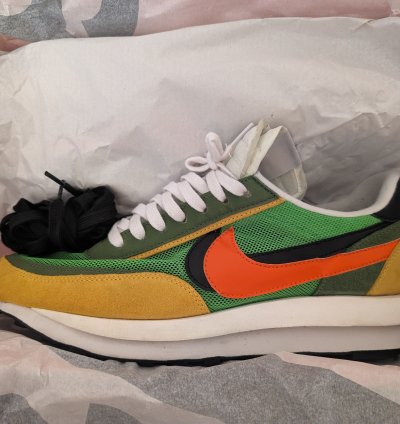 Nike Sacai Ld Waffle Green Gusto