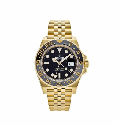Rolex Gmt-master Ii 126718grnr Yellow Gold Black Dial Jubilee 2024