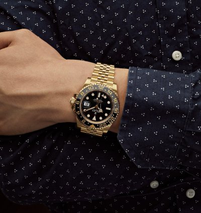 Rolex Gmt-master Ii 126718grnr Yellow Gold Black Dial Jubilee 2024