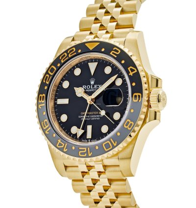 Rolex Gmt-master Ii 126718grnr Yellow Gold Black Dial Jubilee 2024