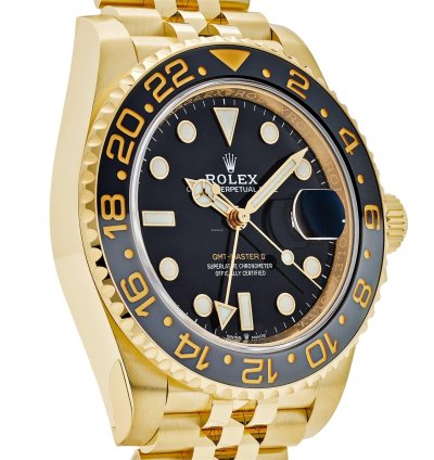 Rolex Gmt-master Ii 126718grnr Yellow Gold Black Dial Jubilee 2024