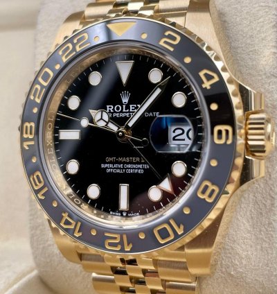 Rolex Gmt-master Ii 126718grnr Yellow Gold Jubilee Bracelet Unworn 2025