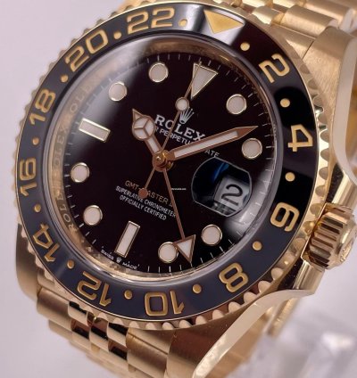 Rolex Gmt-master Ii 126718grnr Yellow Gold Jubilee Bracelet Unworn 2025