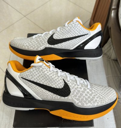 Kobe 6 Protro White Del Sol
