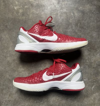 Kobe 6 Varsity Red 2011 Retro Basketball Sneakers