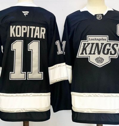 Mens Anze Kopitar Jersey 11 Los Angeles Kings Black All Stitched