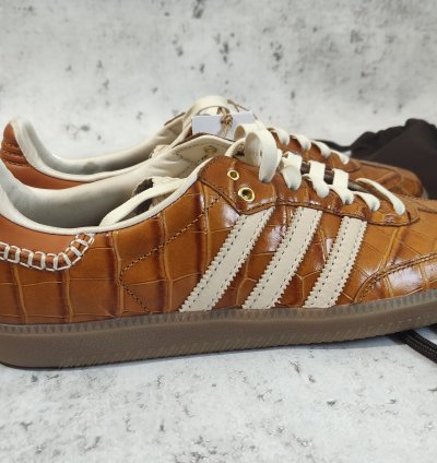 Adidas Samba Wales Bonner Brown Croc Jh9826 Size 11 Us