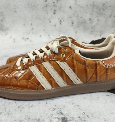 Adidas Samba Wales Bonner Brown Croc Jh9826 Size 11 Us