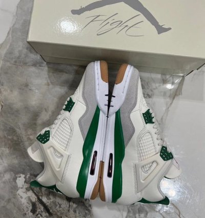 Nike Sb Air Jordan 4 Pine Green Mens Shoes Size 8 5 Uk