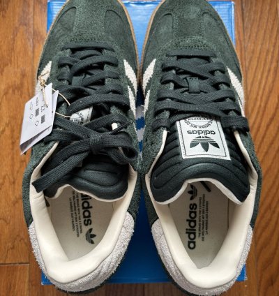Adidas Samba Xlg Shadow Green Chalk White Size 11 Brand New